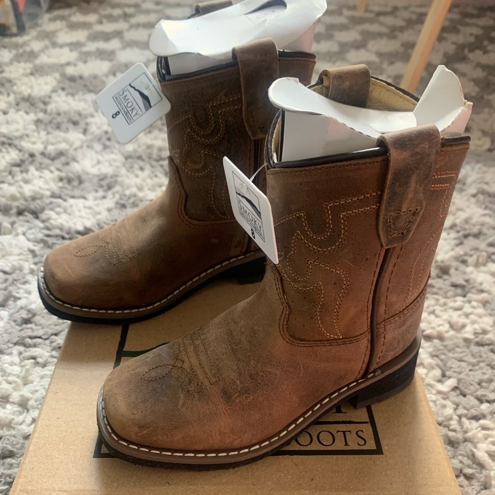 Toddler Smoky Mountain Cowboy Boots Style 3520T size 8